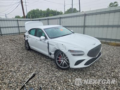 Czwarte zdjęcie samochodu z boku: 2025 GENESIS G70 2.5T STANDARD VIN:KMTG34SC2SU158731 - miniatura