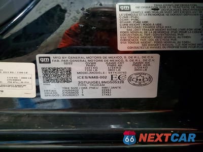 Zdjęcie 12 z 12 samochodu: 2022 GMC SIERRA K1500 DENALI VIN:3GTUUGEL9NG505328 - miniatura