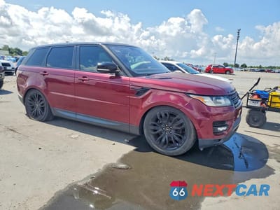 Czwarte zdjęcie samochodu z boku: 2016 LAND ROVER RANGE ROVER SPORT HSE VIN:SALWR2PF5GA653586 - miniatura