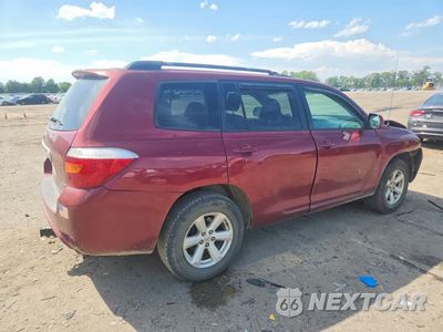 Trzecie zdjęcie samochodu z tyłu: 2010 TOYOTA HIGHLANDER BASE VIN:5TDBK3EH7AS040948 - miniatura