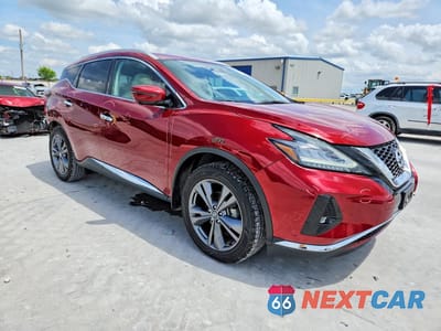 Czwarte zdjęcie samochodu z boku: 2021 NISSAN MURANO PLATINUM VIN:5N1AZ2DJ6MC140613 - miniatura