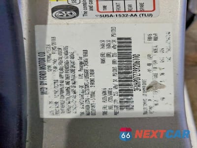 Zdjęcie 12 z 12 samochodu: 2008 FORD FUSION SE VIN:3FAHP07Z78R206100 - miniatura