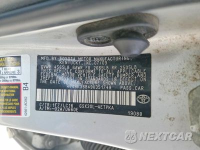 Zdjęcie 12 z 12 samochodu: 2009 TOYOTA AVALON LIMITED VIN:4T1BK36B49U351749 - miniatura