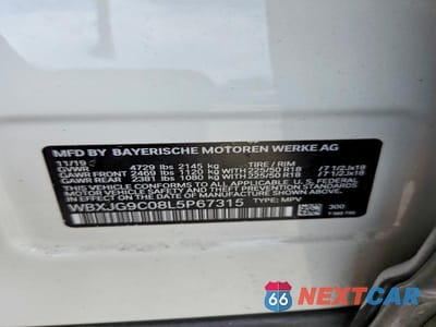 Zdjęcie 13 z 13 samochodu: 2020 BMW X1 XDRIVE28I VIN:WBXJG9C08L5P67315 - miniatura