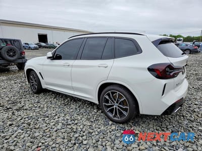 Drugie zdjęcie samochodu z przodu: 2022 BMW X3 XDRIVE30I VIN:5UX53DP07N9L95340 - miniatura