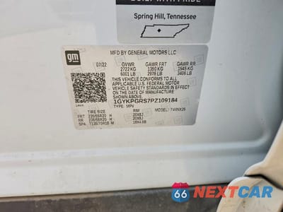 Zdjęcie 13 z 13 samochodu: 2023 CADILLAC XT6 SPORT VIN:1GYKPGRS7PZ109184 - miniatura