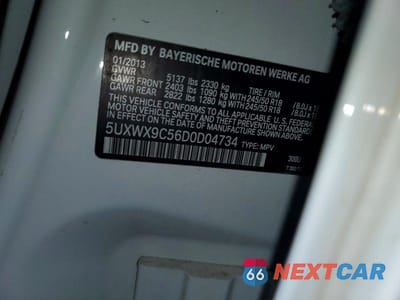 Zdjęcie 13 z 13 samochodu: 2013 BMW X3 XDRIVE28I VIN:5UXWX9C56D0D04734 - miniatura