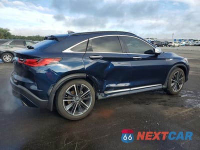 Trzecie zdjęcie samochodu z tyłu: 2023 INFINITI QX55 SENSORY VIN:3PCAJ5LR7PF119099 - miniatura