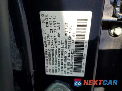 Zdjęcie 12 z 12 samochodu: 2008 HONDA CR-V EXL VIN:JHLRE38788C054073 - miniatura