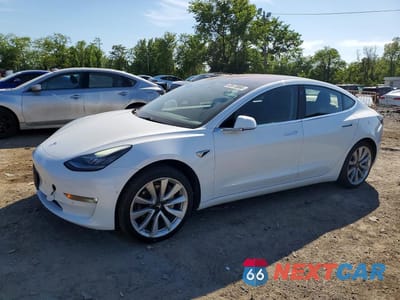 2018 TESLA MODEL 3 LONG RANGE BATTERY 5YJ3E1EA5JF015733 - główne zdjęcie licytacji z USA - miniatura