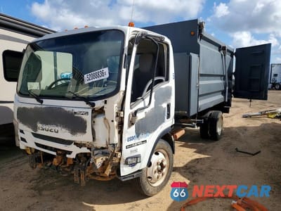 Drugie zdjęcie samochodu z przodu: 2018 ISUZU NPR HD DUMP TRUCK VIN:54DC4W1B3JS801124 - miniatura