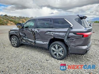 Drugie zdjęcie samochodu z przodu: 2024 TOYOTA SEQUOIA CAPSTONE VIN:7SVAAABA9RX040245 - miniatura