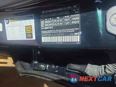 Zdjęcie 10 z 14 samochodu: 2020 MERCEDES-BENZ GLS 450 4MATIC VIN:4JGFF5KE1LA124092 - miniatura