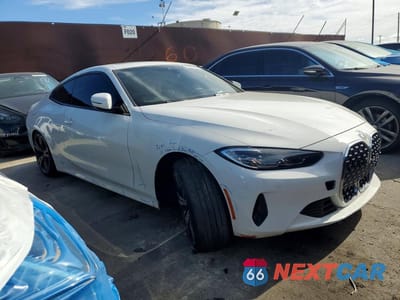 Czwarte zdjęcie samochodu z boku: 2021 BMW 430I VIN:WBA53AP03MCF36647 - miniatura