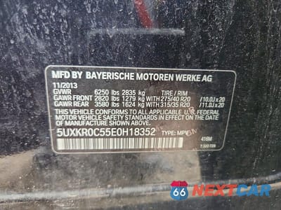 Zdjęcie 13 z 13 samochodu: 2014 BMW X5 XDRIVE35I VIN:5UXKR0C55E0H18352 - miniatura