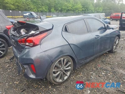 Trzecie zdjęcie samochodu z tyłu: 2019 HYUNDAI VELOSTER 2.0L PREMIUM VIN:KMHTG6AF9KU008734 - miniatura