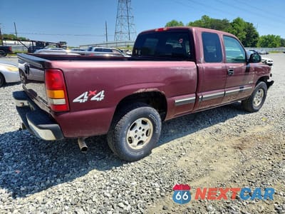Trzecie zdjęcie samochodu z tyłu: 1999 CHEVROLET SILVERADO K1500 VIN:2GCEK19T0X1185295 - miniatura