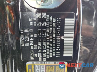 Zdjęcie 12 z 12 samochodu: 2024 KIA SPORTAGE EX VIN:5XYK33DF0RG175212 - miniatura