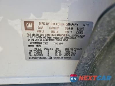 Zdjęcie 13 z 13 samochodu: 2022 CHEVROLET TRAILBLAZER LT VIN:KL79MPS28NB123623 - miniatura