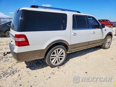 Trzecie zdjęcie samochodu z tyłu: 2016 FORD EXPEDITION EL XLT VIN:1FMJK1JT9GEF20669 - miniatura