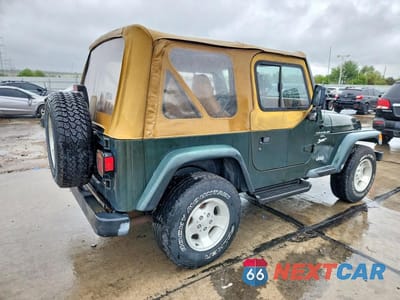 Trzecie zdjęcie samochodu z tyłu: 1997 JEEP WRANGLER / TJ SPORT VIN:1J4FY19S9VP426579 - miniatura