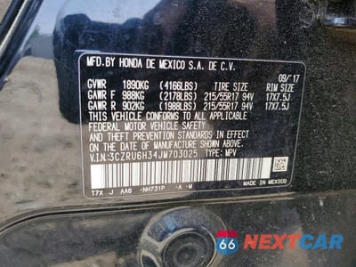 Zdjęcie 13 z 13 samochodu: 2018 HONDA HR-V LX VIN:3CZRU6H34JM703025 - miniatura
