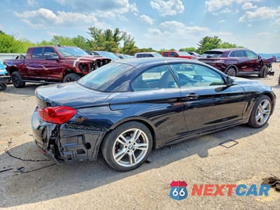 Trzecie zdjęcie samochodu z tyłu: 2019 BMW 430XI VIN:WBA4Z3C56KEF31435 - miniatura