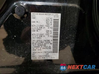 Zdjęcie 13 z 13 samochodu: 2014 NISSAN ROGUE SV VIN:5N1AT2MV3EC797049 - miniatura