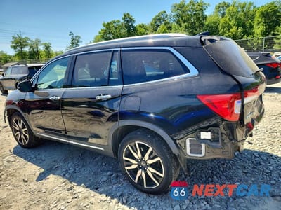 Drugie zdjęcie samochodu z przodu: 2019 HONDA PILOT TOURING VIN:5FNYF6H97KB087889 - miniatura