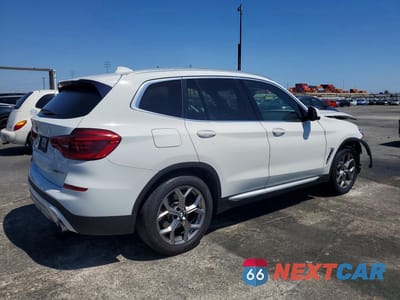 Trzecie zdjęcie samochodu z tyłu: 2021 BMW X3 SDRIVE30I VIN:5UXTY3C00M9H83259 - miniatura