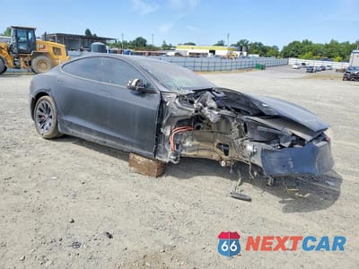 Czwarte zdjęcie samochodu z boku: 2020 TESLA MODEL S VIN:5YJSA1E20LF416206 - miniatura