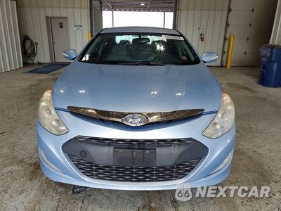 Piąte zdjęcie samochodu w środku: 2015 HYUNDAI SONATA HYBRID BASE VIN:KMHEC4A43FA134912 - miniatura