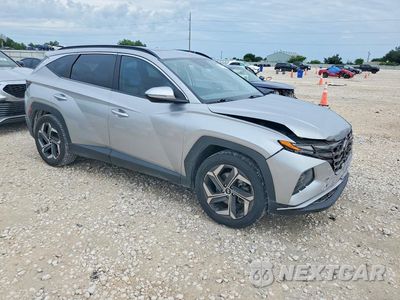 Czwarte zdjęcie samochodu z boku: 2022 HYUNDAI TUCSON SEL VIN:5NMJC3AE0NH097375 - miniatura