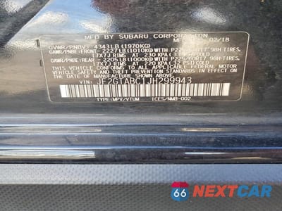 Zdjęcie 13 z 13 samochodu: 2018 SUBARU CROSSTREK PREMIUM VIN:JF2GTABC1JH299943 - miniatura