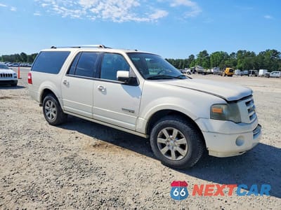 Czwarte zdjęcie samochodu z boku: 2008 FORD EXPEDITION EL LIMITED VIN:1FMFK20598LA45584 - miniatura