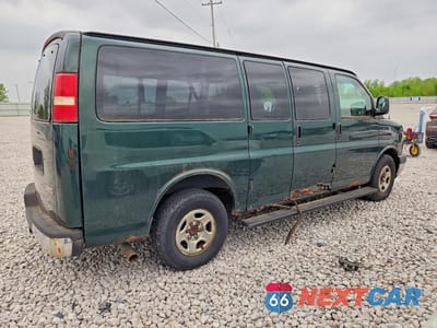 Trzecie zdjęcie samochodu z tyłu: 2006 GMC SAVANA G1500 VIN:1GKFH15T861201616 - miniatura