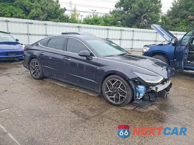 Czwarte zdjęcie samochodu z boku: 2023 HYUNDAI SONATA N LINE VIN:KMHL14JC2PA331611 - miniatura