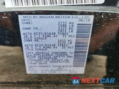 Zdjęcie 13 z 13 samochodu: 2019 INFINITI QX60 VIN:5N1DL0MN0KC506469 - miniatura