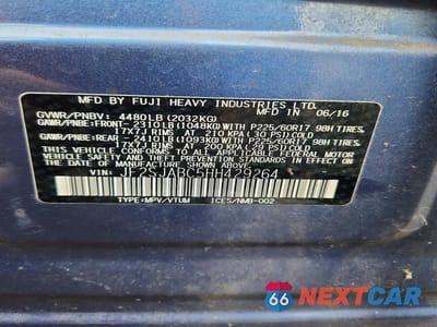 Zdjęcie 12 z 12 samochodu: 2017 SUBARU FORESTER 2.5I VIN:JF2SJABC5HH429264 - miniatura