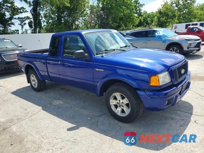 Czwarte zdjęcie samochodu z boku: 2005 FORD RANGER SUPER CAB VIN:1FTYR44E25PA76565 - miniatura