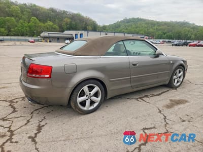 Trzecie zdjęcie samochodu z tyłu: 2008 AUDI A4 3.2 CABRIOLET QUATTRO VIN:WAUDH48H88K003561 - miniatura