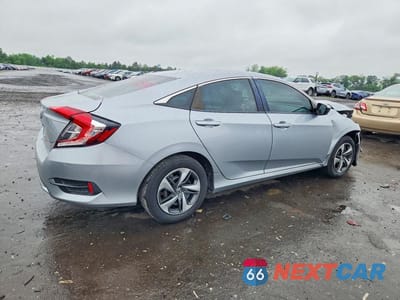Trzecie zdjęcie samochodu z tyłu: 2019 HONDA CIVIC LX VIN:2HGFC2F66KH604970 - miniatura