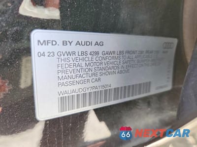 Zdjęcie 12 z 12 samochodu: 2023 AUDI A3 PREMIUM VIN:WAUAUDGY7PA115014 - miniatura