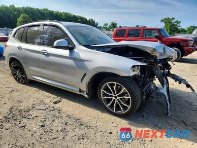 Czwarte zdjęcie samochodu z boku: 2019 BMW X3 XDRIVEM40I VIN:5UXTS3C59KLR73507 - miniatura