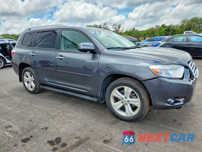 Czwarte zdjęcie samochodu z boku: 2010 TOYOTA HIGHLANDER LIMITED VIN:5TDDK3EH2AS029395 - miniatura