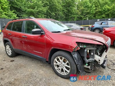 Czwarte zdjęcie samochodu z boku: 2016 JEEP CHEROKEE SPORT VIN:1C4PJLAB3GW239692 - miniatura