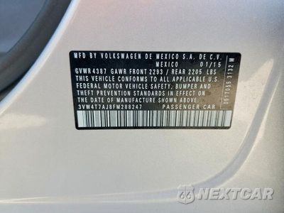 Zdjęcie 13 z 13 samochodu: 2015 VOLKSWAGEN JETTA GLI VIN:3VW4T7AJ8FM288247 - miniatura