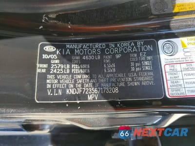 Zdjęcie 13 z 13 samochodu: 2006 KIA SPORTAGE LX VIN:KNDJF723567173208 - miniatura
