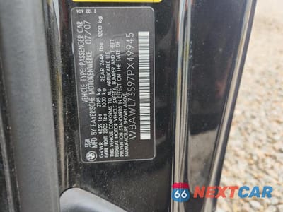Zdjęcie 13 z 13 samochodu: 2007 BMW 335 I VIN:WBAWL73597PX49945 - miniatura