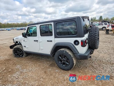 Drugie zdjęcie samochodu z przodu: 2022 JEEP WRANGLER UNLIMITED SPORT VIN:1C4HJXDG0NW176051 - miniatura